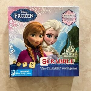 Disney Frozen Blue and White Scrabble Game